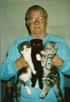 Hugh & Kittens 1994.jpg