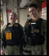 Chowdah Hill on X Here are a couple warriors showing off some new deployment patches. Standby...webp