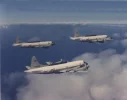 Three EP-3s in Formation Leaving Guam c1978 Pic 2.webp